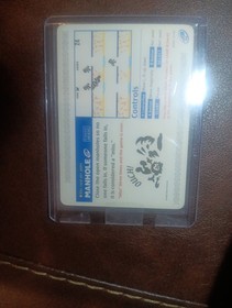 Nintendo e-Reader - Game and Watch Card Only - Manhole 2002 - Expo Promotional 