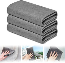 YAGE Magic Cleaning Cloths - 3Pcs Reusable Glass Cleaning Rags, Super Soft Premi