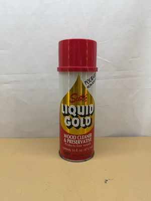 #ad #ad Vintage Scott#x27;s Liquid Gold Wood Cleaner Pourable Top Non Aerosol 16oz $21.99
