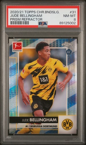Jude Bellingham [Prism Refractor] #31 2020 Topps Chrome Bundesliga card