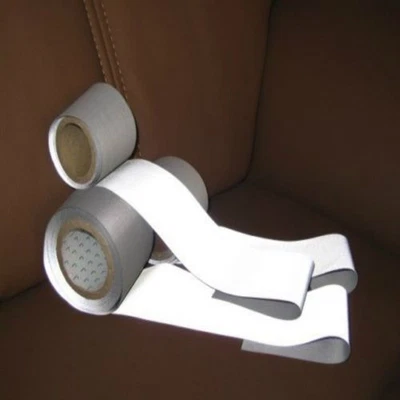 STICKERSLAB Nastro riflettente termosaldabile (con ferro da stiro) silver 10/25/50mm x 3MT