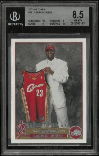 2003 Topps Lebron James BGS 8.5