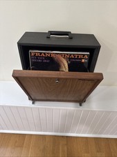 MAGNAVOX Vintage Mid Century Vinyl Record Album LP Holder Storage Case Cabinet