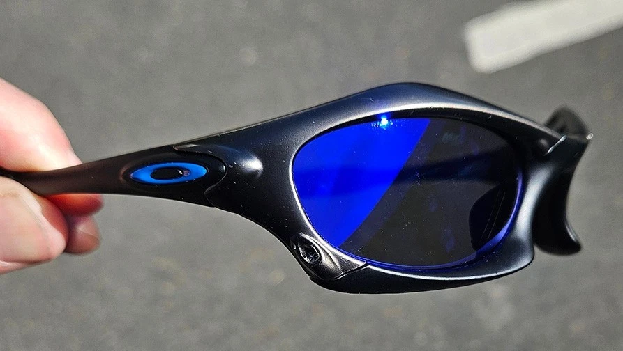 3 gafas de sol polarizadas empalme verde/azul/fuego con descuento. Y2K Hecho en USA Foto 3 de 4