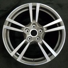 Rear Porsche Machined Grey 911 OEM Wheel 19" 2011-2013 Factory Original 67414