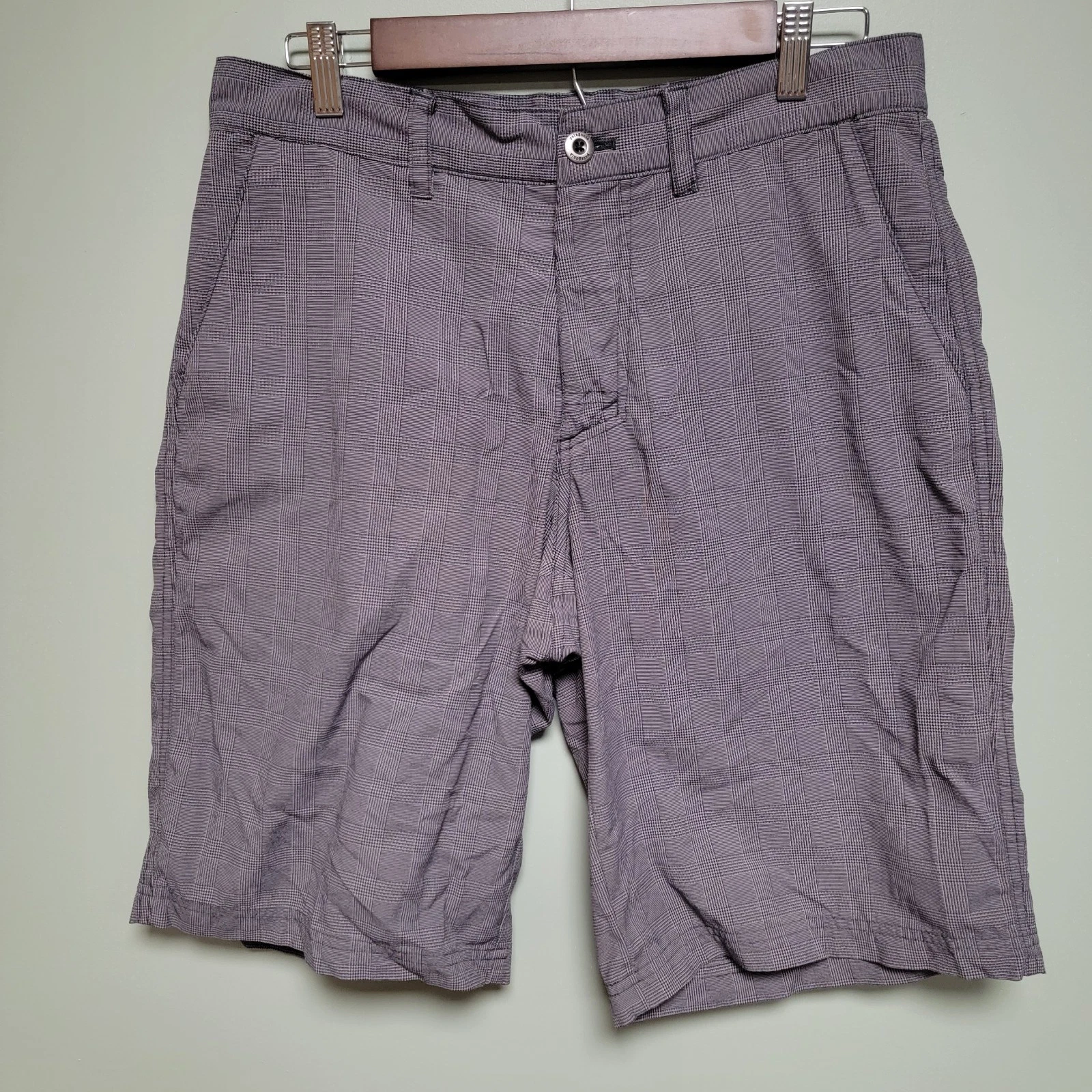 Patagonia Shorts Mens 32 Performance Nylon Spandex Hiking Outdoor Zip Pocket