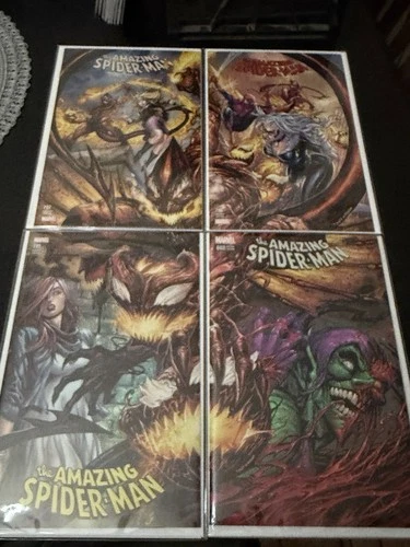 AMAZING SPIDER-MAN 797-800 KIRKHAM CONNECTING TRADE SET 1ST RED GOBLIN 🔥 NM