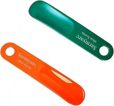 Plastic Shoe Horn,2pcs Travel Shoe Horns for Men, Women, Seniors Kids - Shoe