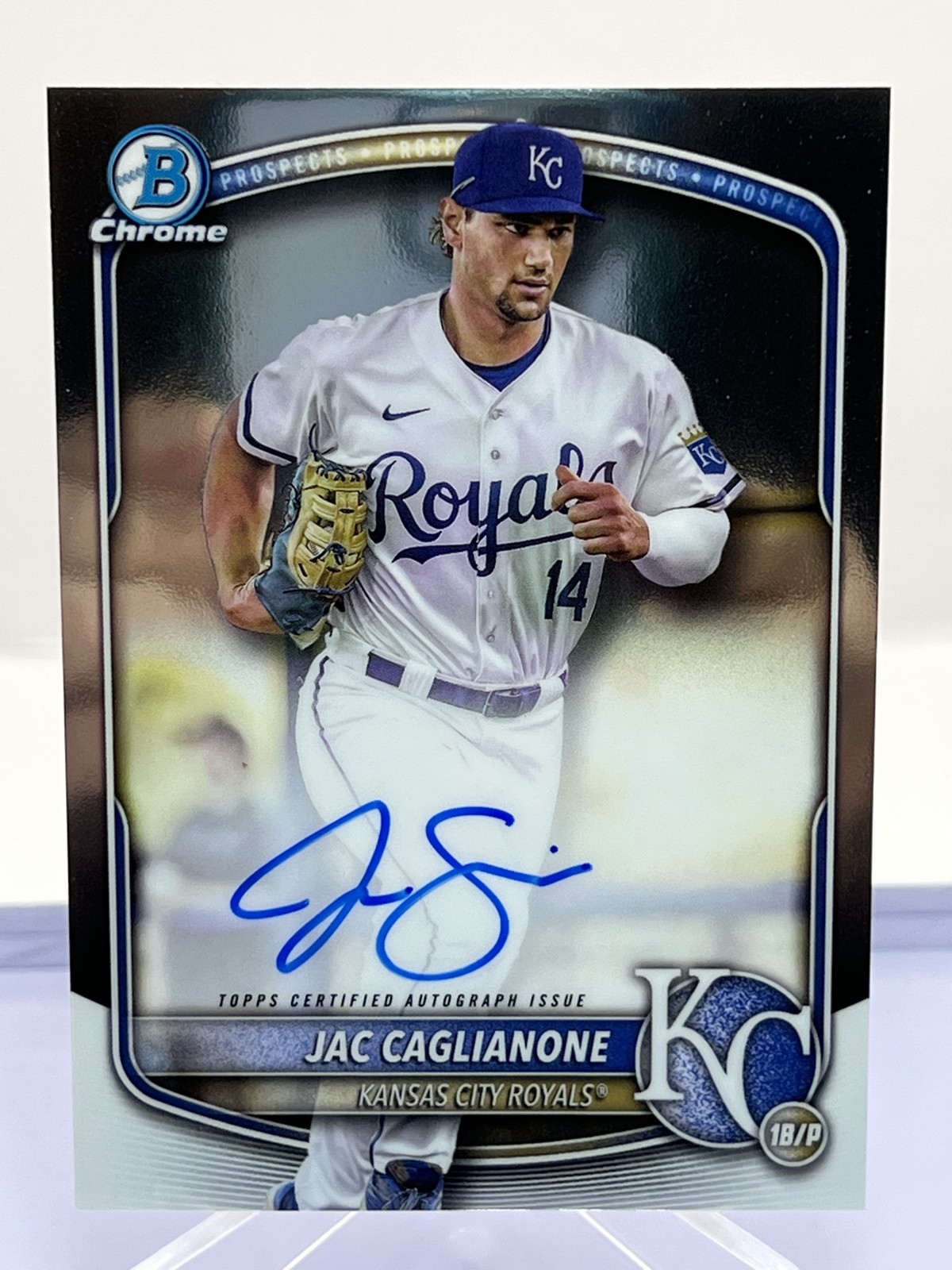 2025 Bowman - Chrome Prospect Autographs Jac Caglianone #CPA-JCA (AU, RC)