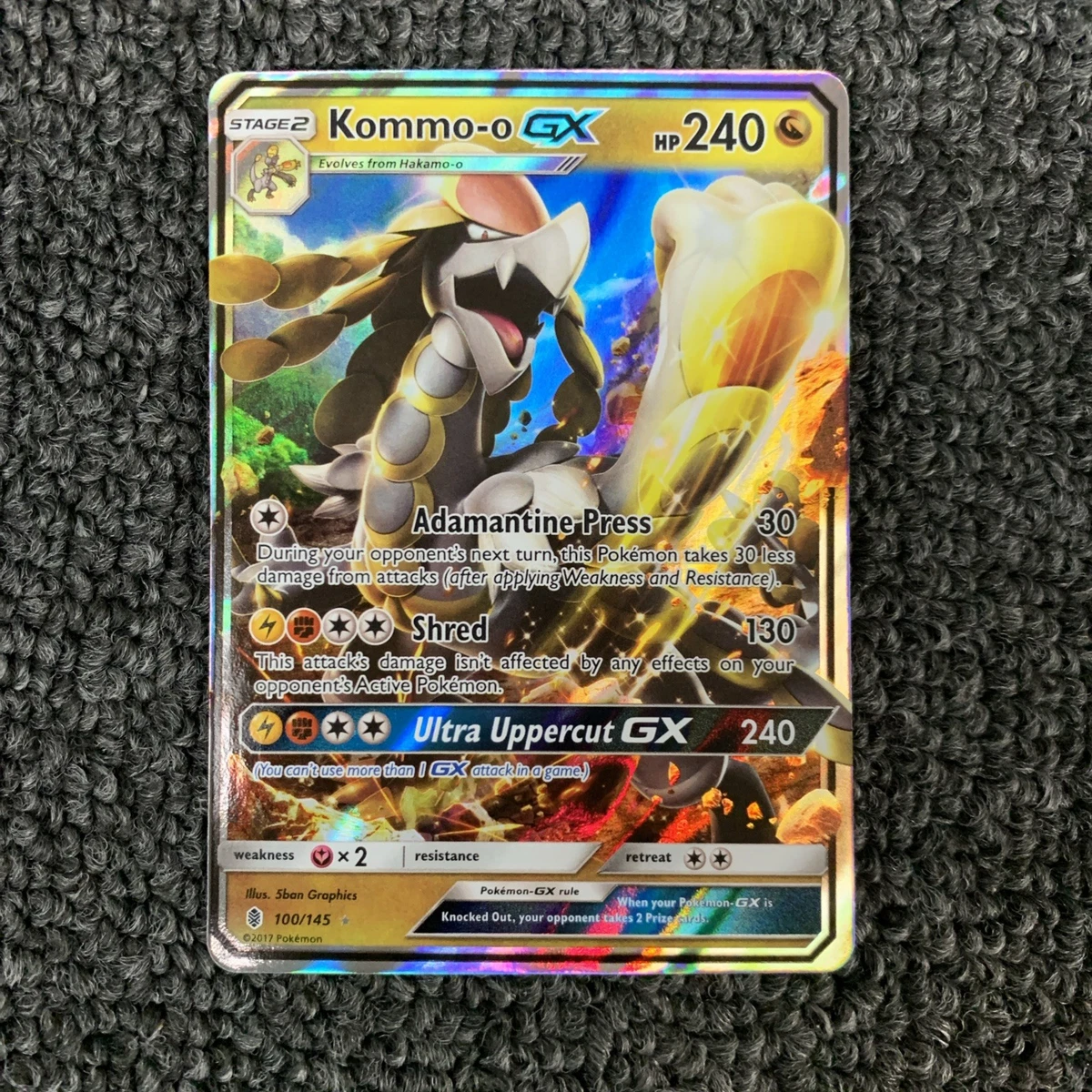 kommo o pokemon card Kommo-o GX Pokémon TCG Cards for sale
