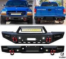 Vijay For 1997-2004 Dodge Dakota Front Or Rear Bumper With D-rings Led Lights Vijay For 1997-2004 Dodge Dakota Front Or Rear Bumper With D-rings Led Lights