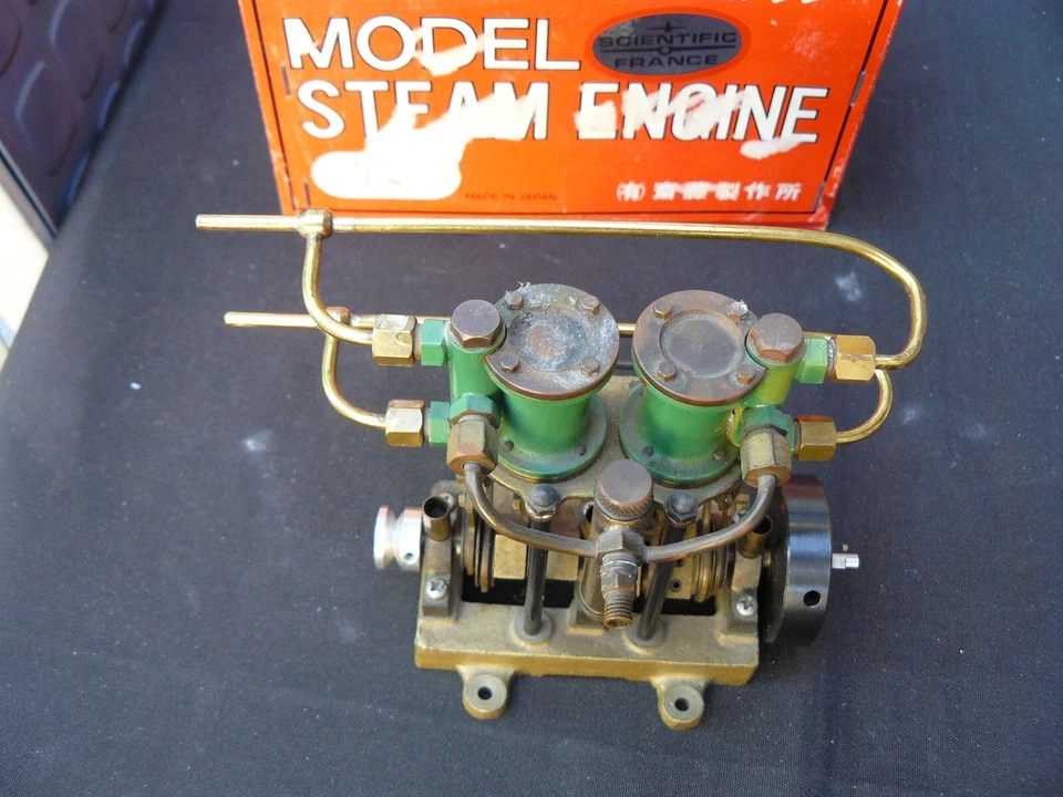 MOTEUR SAITO STEAM ENGINE T2 - MOTEUR A VAPEUR - - Photo 2/4