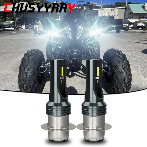 Super Bright Hi-Low LED headlight bulbs for 2023-2024 YAMAHA RAPTOR 700R SE ATV