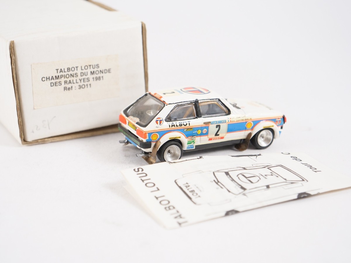 Talbot Lotus Corse #2 Le Mans 1981 - Silhouette F N°3001 - 1/43 White Metal Monté - Occasion