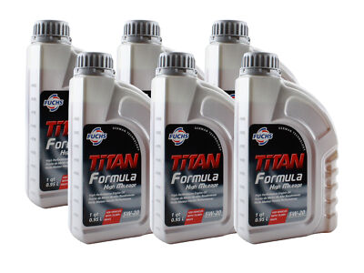 Fuchs Titan Formula High Mileage SAE 6 Quarts 5W-20 Engine Oil 6 x 1Q