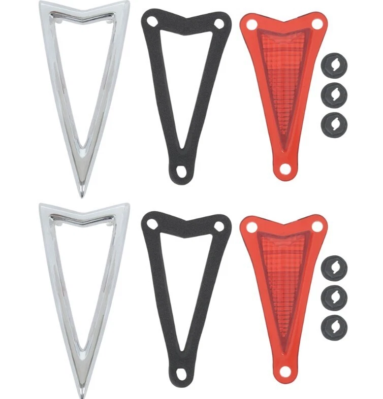 Juego de luces punta de flecha marcador lateral trasero OER 1968 Firebird Catalina and Bonneville Foto 4 de 4