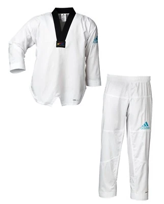 adidas Taekwondoanzug adi contest - ADITC02_CH Taekwondo Dobok - blaues Logo - Bild 1 von 4