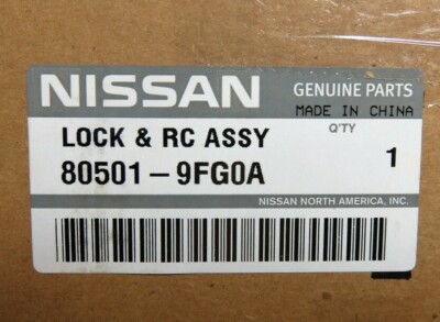 Genuine OEM Nissan 80501-9FG0A Driver Front Door Lock Latch Assy 2004-2013 Titan