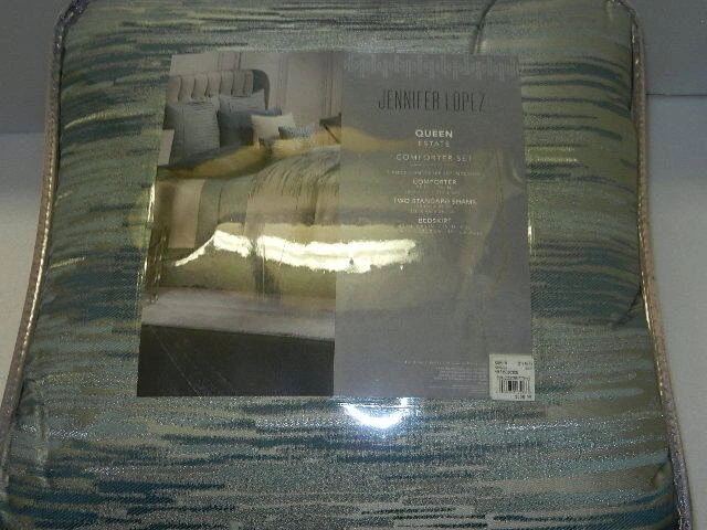 new 4 piece Jennifer Lopez Estate Queen size Comforter Set bedding comfort qn  - Image 2 of 4