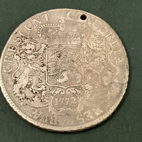 1772 Dutch Republic 1 Ducaton West Friesland KM-127.2 VF Silver Horse Coin - Picture 7 of 13