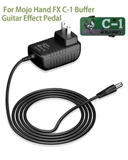 AC Adapter For Mojo Hand FX C-1 Buffer Guitar Effect Pedal Power Supply Cord PSU