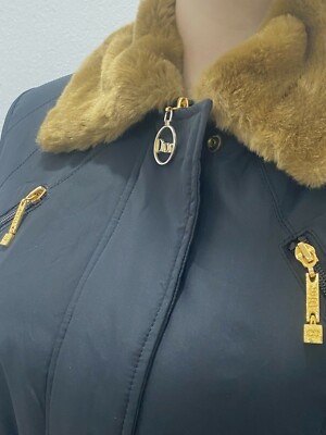 CHRISTIAN DIOR RARE VINTAGE BOMBER AVIATOR JACKET W/ FAUX CD LOGO