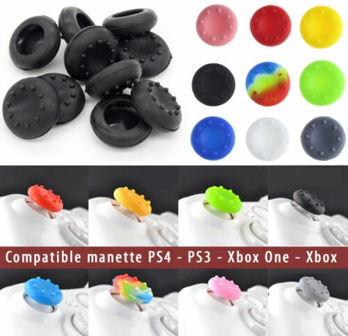 Protection SILICONE pour bouton thumb stick joystick manette XBOX ONE / XBOX 360