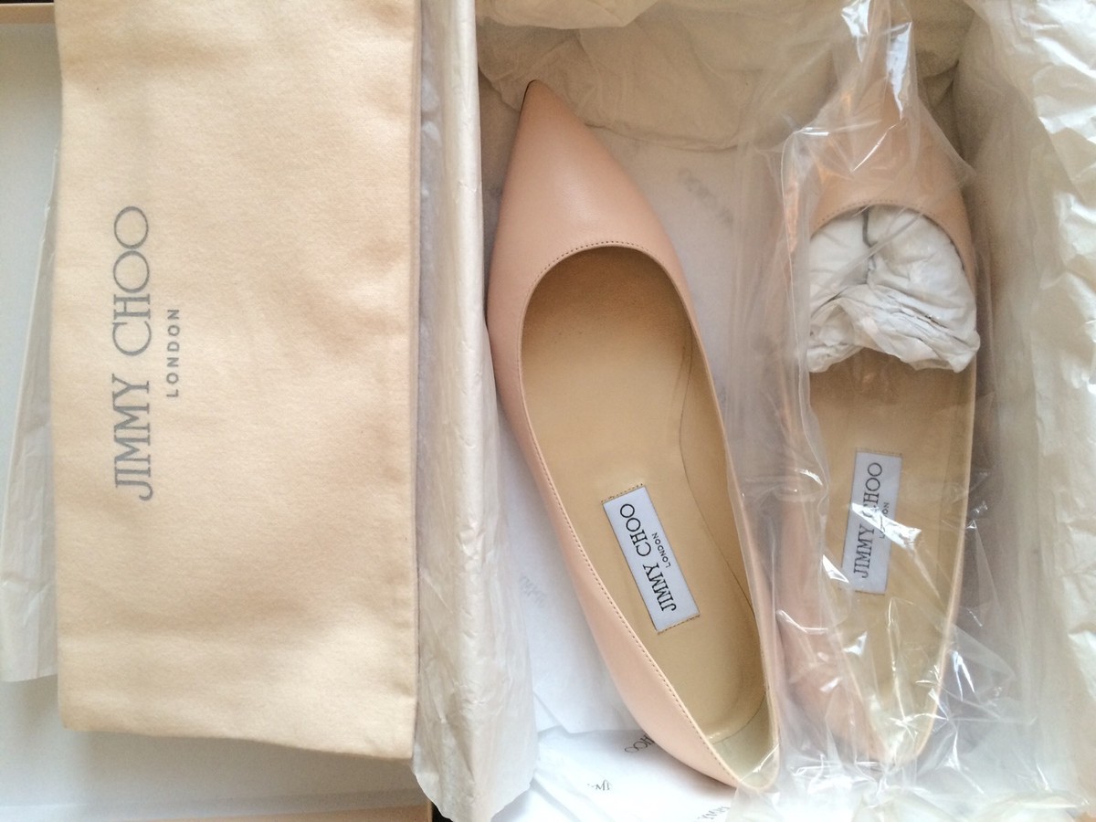 VIP【関税送料無料】希少 JIMMY CHOO FLATS NIB $550 Jimmy Choo Alina Pointy Toe Flat size 7.5 | eBay
