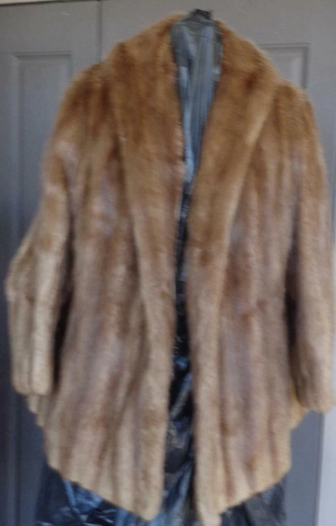 Waist length mink coat sale