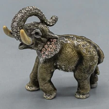 READ - Jay Strongwater Amasa Jungle Elephant Mini Jeweled - FREE USA SHIPPING