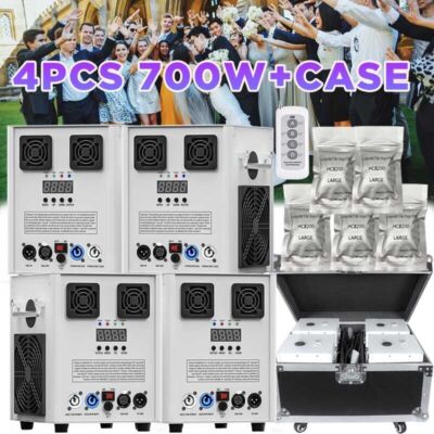 750W Cold Spark Machine LED Sparkular Funkenmaschine DMX Feuerwerk Show mit Case