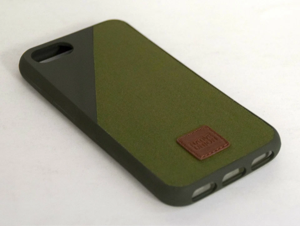 NEW Native Union CLIC 360 Case iPhone 7 Genuine Millerain Canvas Olive Drab - Image 3 of 4