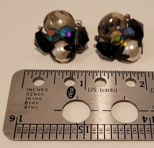 VTG EARRINGS~MAKE YOUR OWN LOT~ESTATE JEWELRY~RHINESTONE~10% OFF OVER ONE~CLIPON - Picture 75 of 86