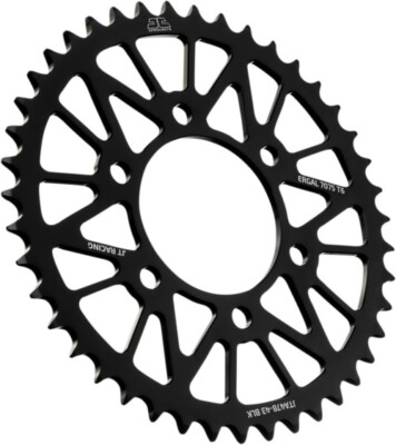 JT Aluminum Racelite Rear Sprocket 52T Black JTA461.52BLK JT Aluminum Racelite Rear Sprocket 52T Black JTA461.52BLK