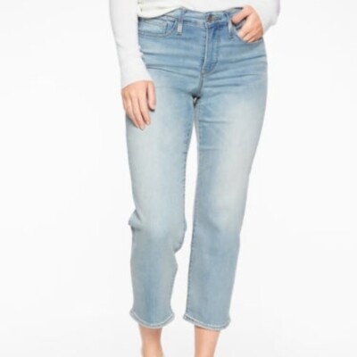 athleta sculptek slim straight jean lapis wash