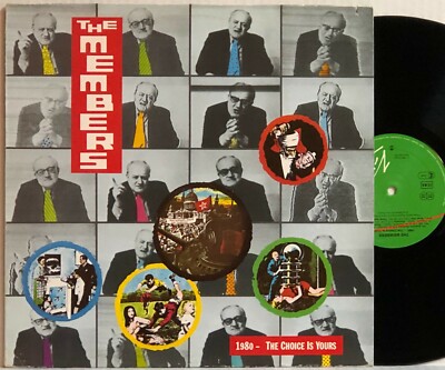 THE MEMBERS 1980 _ The Choice Is Yours 1980 Virgin LP German Import EX