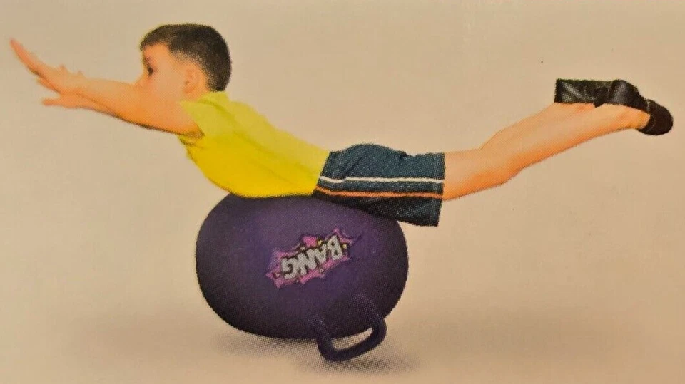 Exercise Ball / Yoga Ball / Space Hopper - 45cm Diameter  - Includes Pump - Image 4 of 4