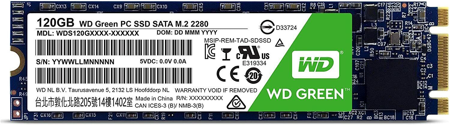 Western Digital Green SSD 120GB/240GB/480GB SATA M.2 2280 Solid State Drive-UK Sprzedaż wysyłkowa super specjalna cena
