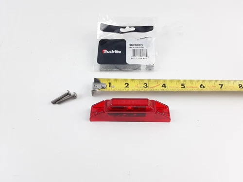 Marker Red Clearance Light LED Rectangular 12V TRUCK-LITE 35200R3 - 35 Series