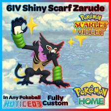 ✨Shiny Scarf Zarude 6IV✨ Pokemon Scarlet & Violet 🚀Fast Transfer🚀