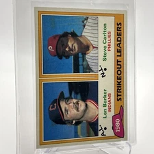 1981 Topps 1980 Strikeout Leaders Baseball Card #6 NM-Mint FREE SHIPPING
