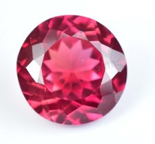 Natural Padparadscha Sapphire 6.10 Ct Flawless Round Certified Loose Gemstone