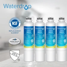 Waterdrop Replacement for Samsung DA29-00020B Refrigerator Water Filter, 4 Packs