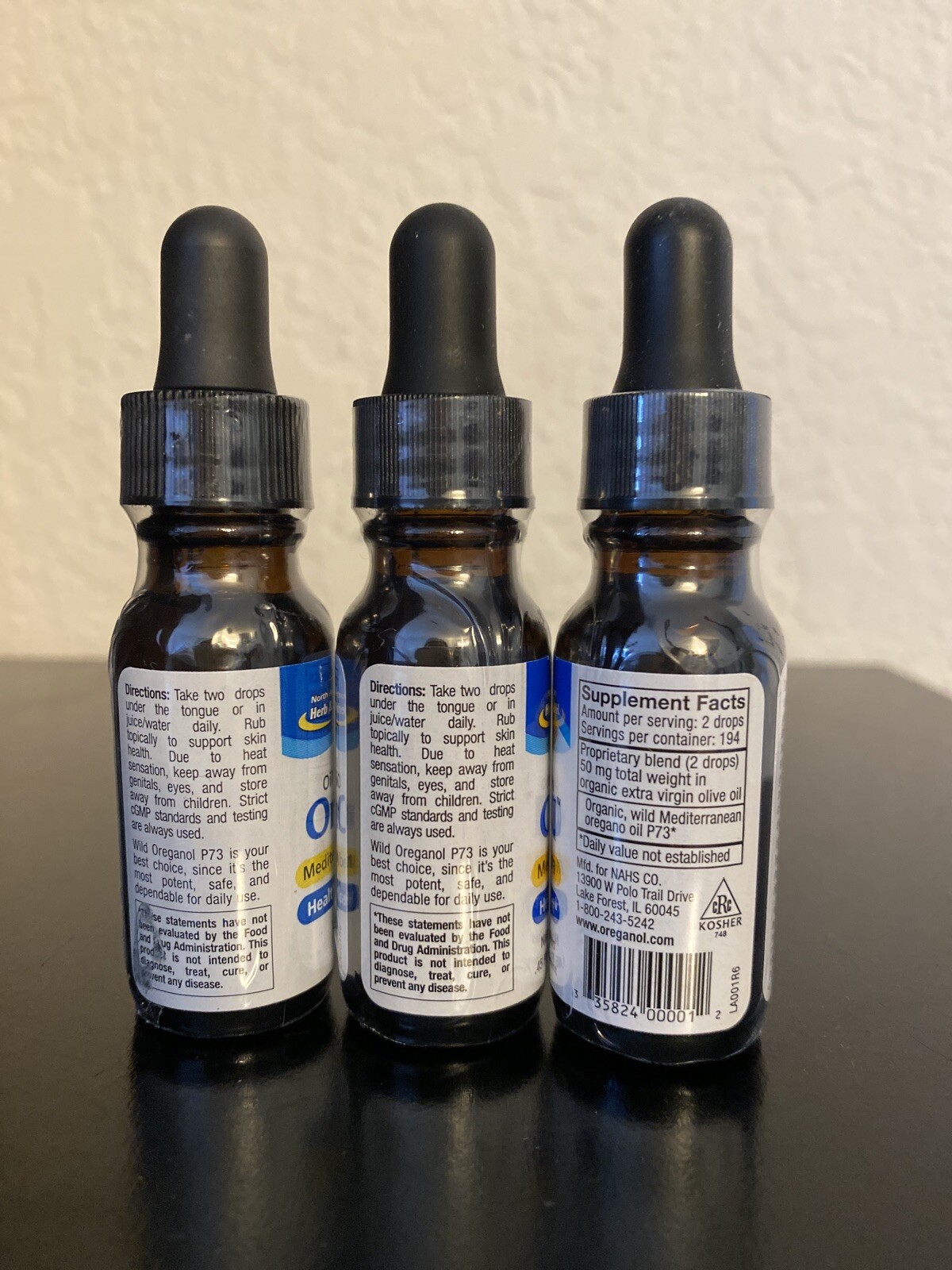 North American Herb Spice Wild Oil Of Oregano OREGANOL P73 3 Packs North american herb spice wild oil of oregano oreganol p73 3 packs