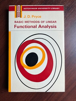 Basic Methods of Linear Functional Analysis by J. D. Pryce