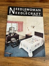 Vintage 50er Jahre Nadelfrau und Handarbeit Magazin # 56 inkl. Stickerei Transfer