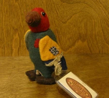 Ganz Cottage #CC11123 POLLY, 5" by Lorraine Chien NEW From Retail Store PARROT