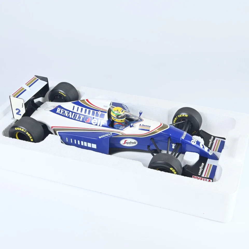 MINICHAMPS 1/18 Williams FW16 Ayrton Senna #2 1994 elf renault Diecast Japan - Image 2 of 4
