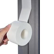 Window AC Insulation Tape, Keep OutRain, No Residue, White