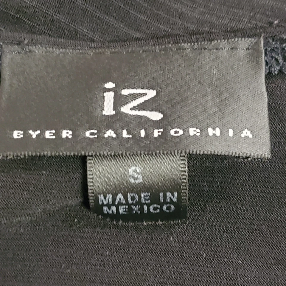 Top Babydoll Iz Byer California para Mujer Y2K Bruja Talla S Negro Preppy Elastizado Foto 4 de 4